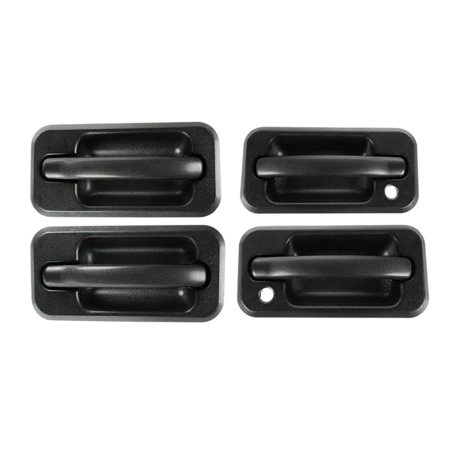 SLKDXL [Replacement] 4-teiliges Außentürgriff-Set, Schwarz, Strukturiert, for Hummer, for H2, 2003-2009, 131609870457, 15104792, 10360326 von SLKDXL