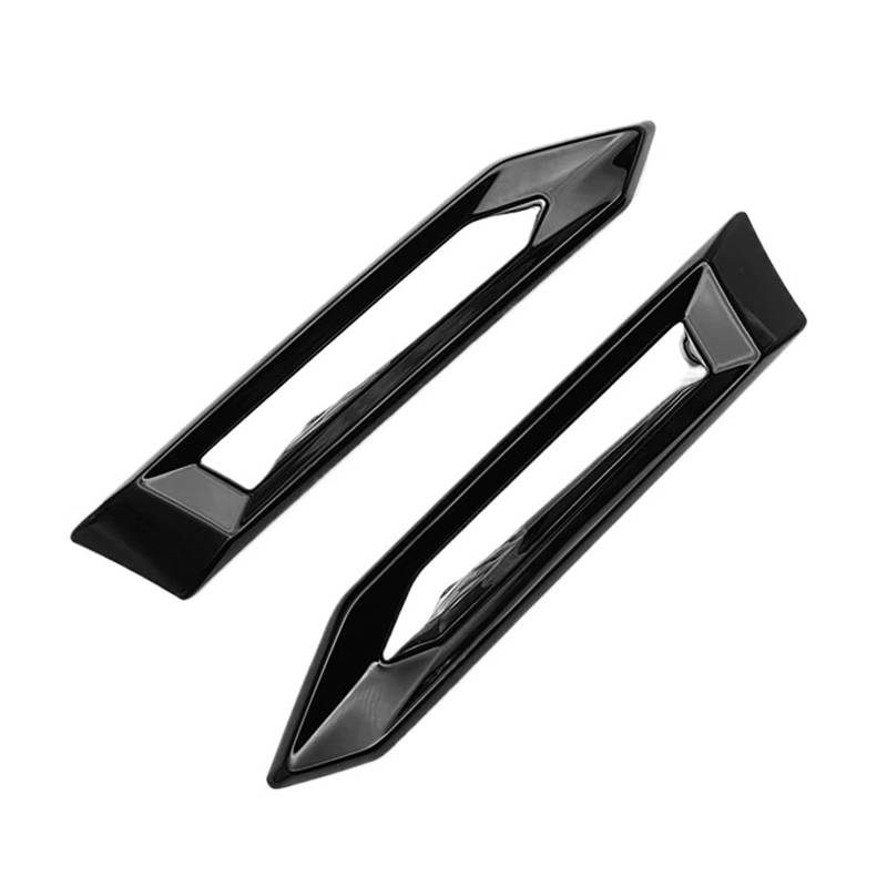 SLKDXL [Replacement] Chrom-Außen-Frontstoßstangenspoiler, seitlicher Luftauslass-Dekorstreifen, Auto-Styling, for Nissan, for Note, for E13, 2020, 2021 von SLKDXL