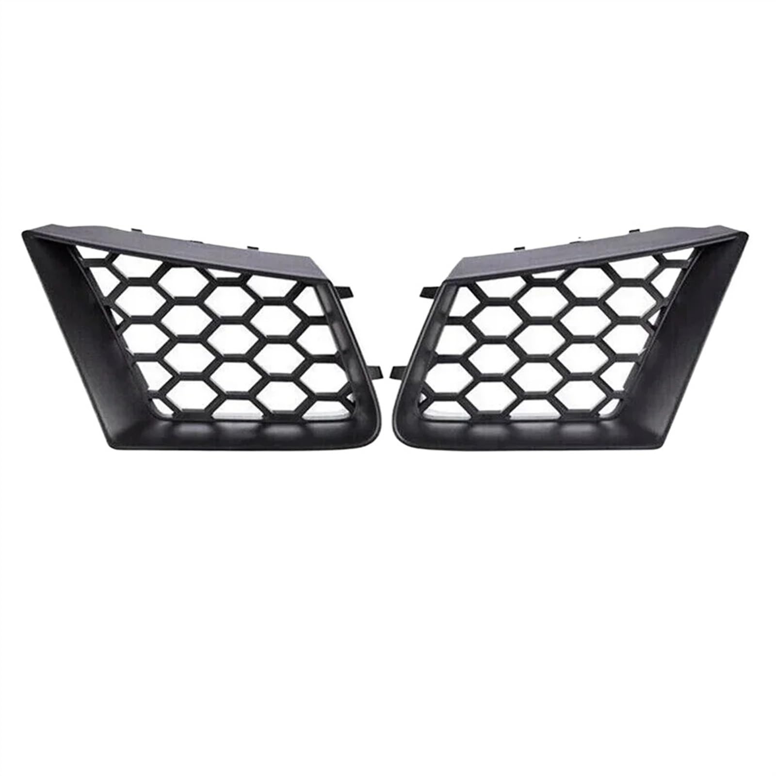 SLKDXL [Replacement] Frontgrill, Zubehör, 1 Paar, Mattschwarzer Kunststoff, for Seat, Typ 6L, 2002-2009 von SLKDXL