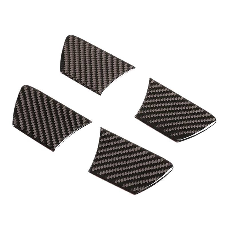 SLKDXL [Replacement] Weiche Kohlefaser-Innentürgriffschalenverkleidung for Autos, Innenausstattung, for Toyota, for Hilux, 2015-2021 von SLKDXL