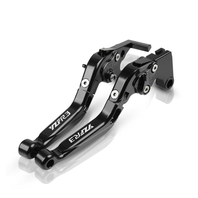 SLMPXSGH Ausziehbarer Motorrad-Bremskupplungshebelgriff Für Yamaha YZF R3 YZF-R3 2014–2018 2019 2020 2021 2022 2023, Faltbarer Hebelgriff(Red) von SLMPXSGH