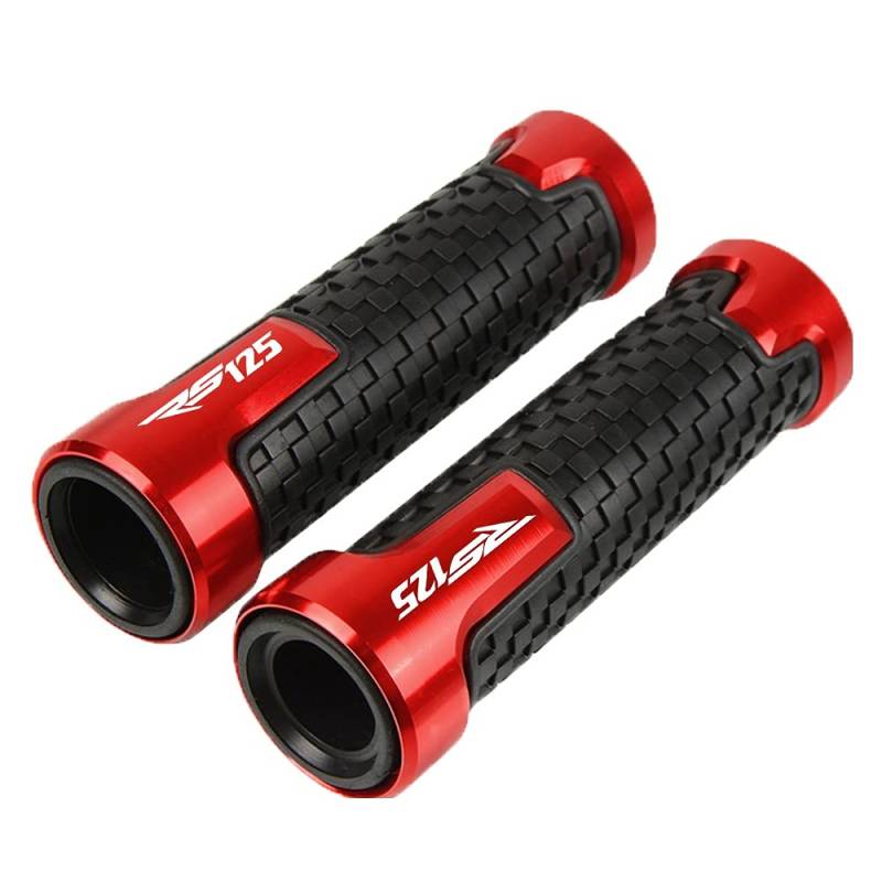 SLMPXSGH Für Aprilia RS125 RS 125 1996–2003 2004 2005 7/8 22 Mm Motorrad-Anti-Rutsch-Gummi-Handgriffe (Red) von SLMPXSGH