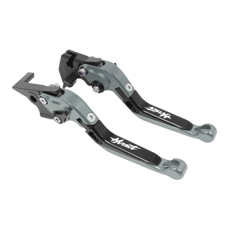 SLMPXSGH Für Honda CB919 2002 2003 2004 2005 2006 2007 Motorrad Klappbare Ausziehbare Bremskupplungshebel(Titanium) von SLMPXSGH