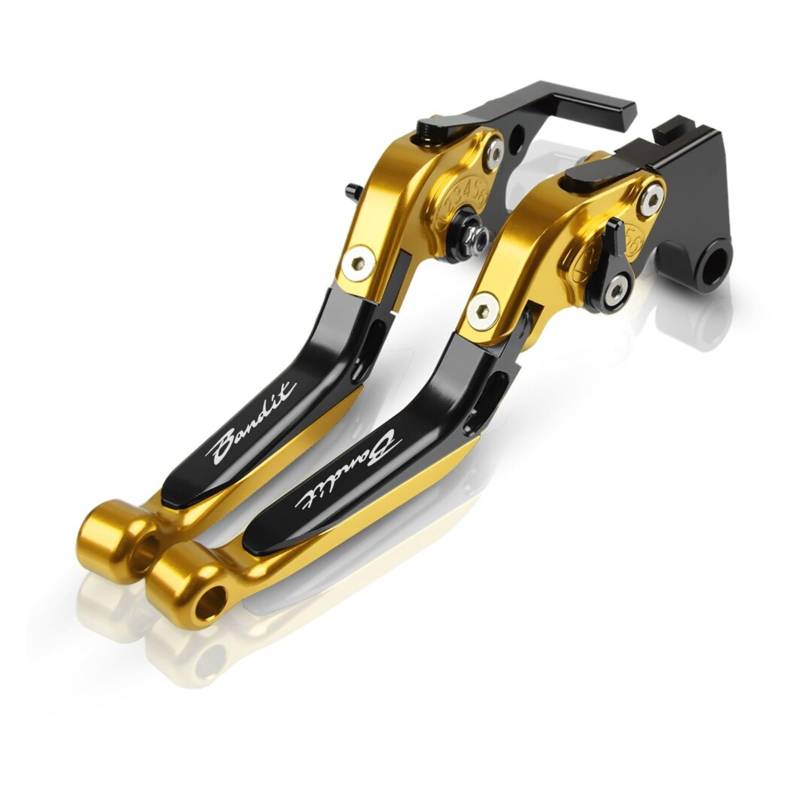 SLMPXSGH Für Suzuki GSF 250 Bandit GSF250 1996-2002 2003 2004 Motorrad Einstellbare Faltbare Ausziehbare Bremse Kupplung Hebel Griff(Yellow) von SLMPXSGH