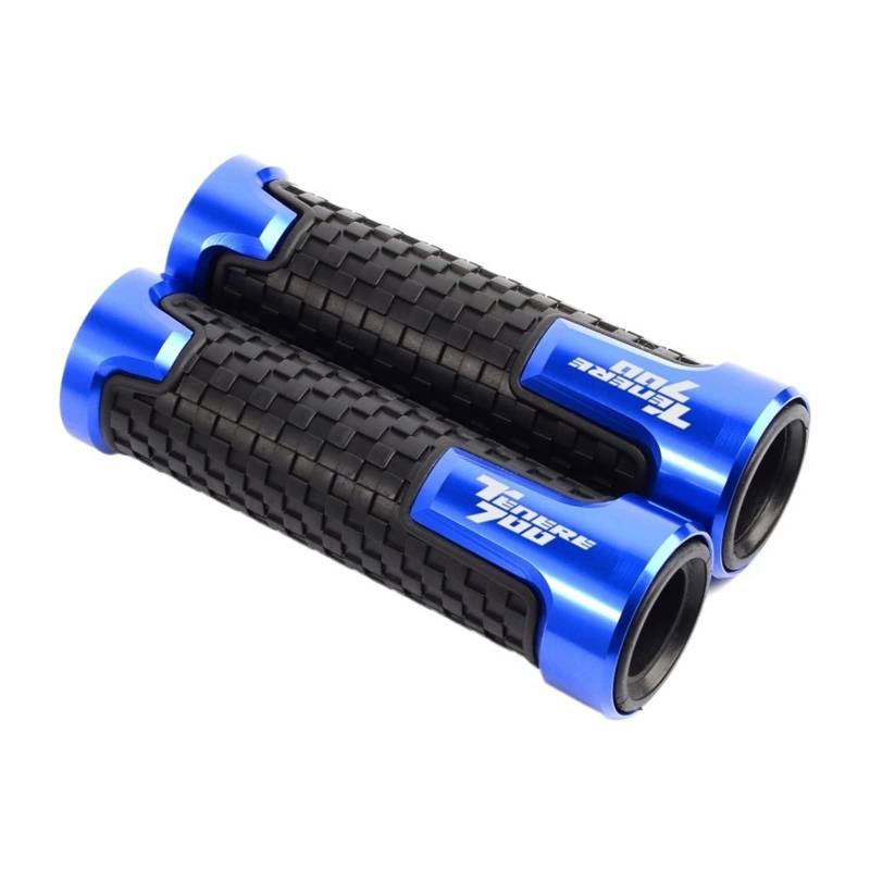 SLMPXSGH Motorcycle Anti-Slip Grip Grips for Yamaha Tenere 700 2016 2014 2018 2019 2020 Motorcycle Rubber Handlebars (Blue) von SLMPXSGH
