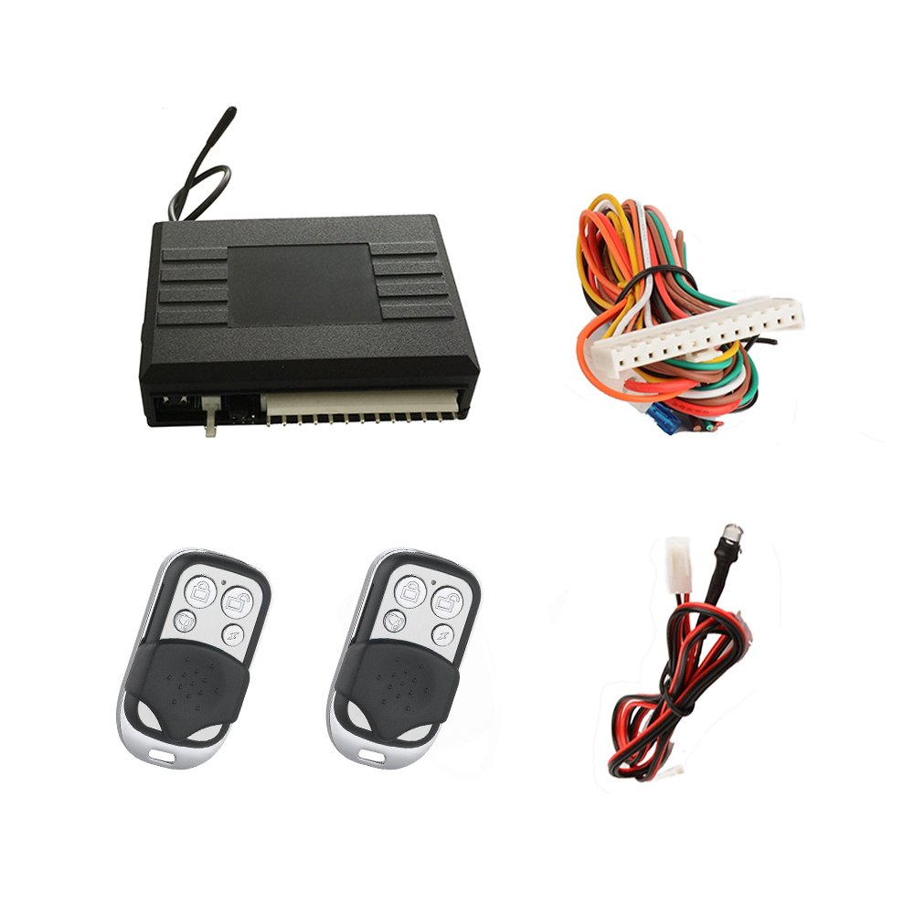 KfZ Dog - Funkfernbedienung für vorhandene Zentralverrieglung | Universal | Keyless Open mit Klappschlüssel | Plug & Play-Kit Installation | Fahrzeugspezifisch mit Klappschlüssel von LLCTOOLS