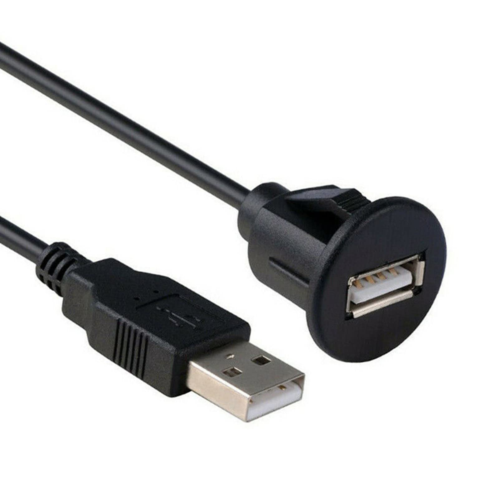 Auto-Armaturenbrett-Unterputz-Leitung, USB 2.0 Port-Verlängerungskabel, Stecker auf Buchse, ausgezeichneter Adapter Auto-Armaturenbrett-Unterputz-Leitung, USB 2.0 Port-Verlängerungskabel, Stecker auf Buchse, ausgezeichneter Adapter von SLXLYH