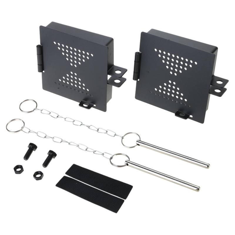 Quadratische Stoßstangen-Abdeckungen, Ersatzzubehör, Stoßstangenkappen, Abdeckungen, 10,2 cm, quadratische Stoßstangen-Endkappen von SLXLYH