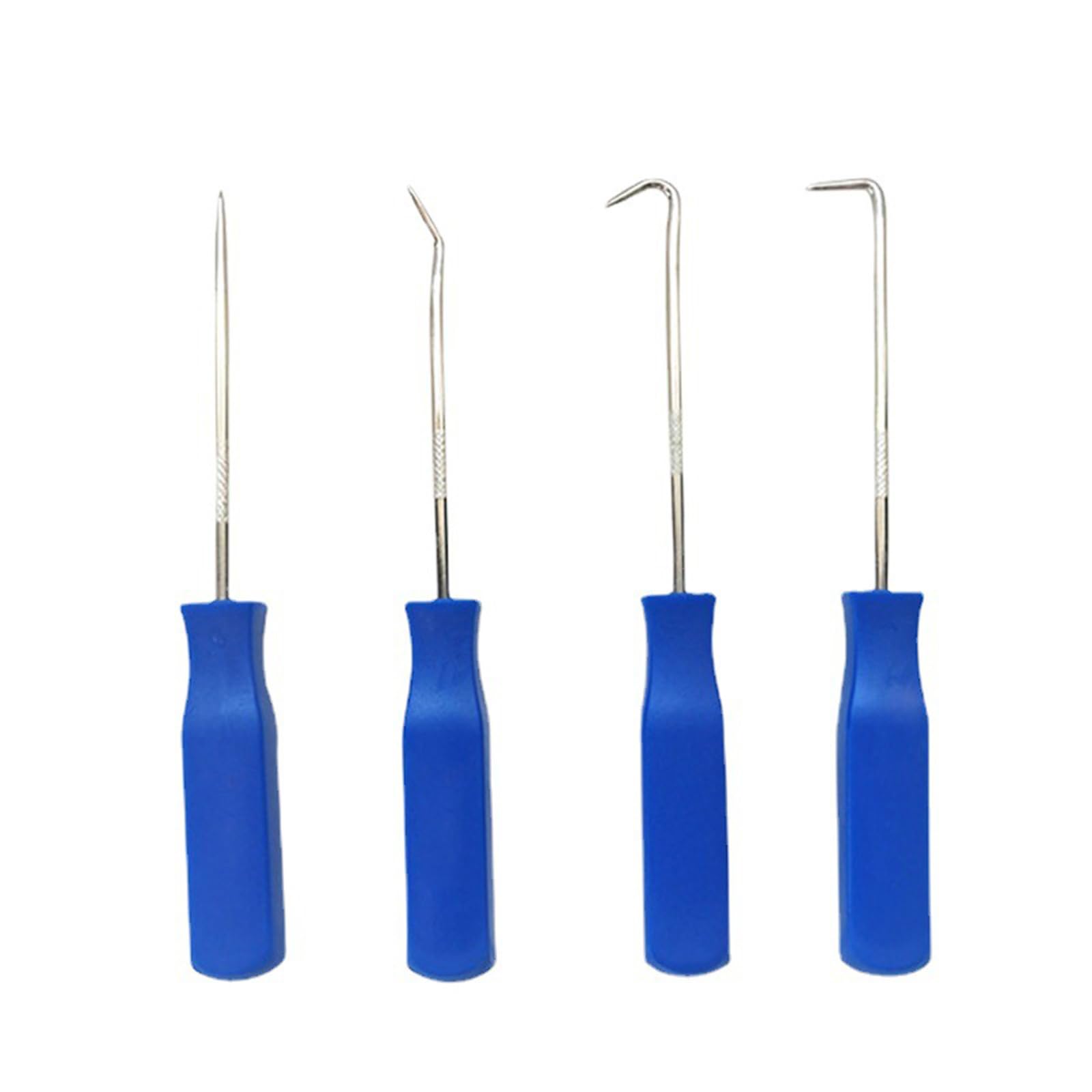 Umfassendes 4-teiliges Öldichtungshaken-Set zum Entfernen von Öldichtungen, ergonomischer Griffabzieher zum Entfernen von Dichtungen im Auto und Motorrädern Umfassendes 4-teiliges Öldichtungshaken-Set zum Entfernen von Öldichtungen, ergonomischer Griffabzieher zum Entfernen von Dichtungen im Auto und Motorrädern von SLXLYH