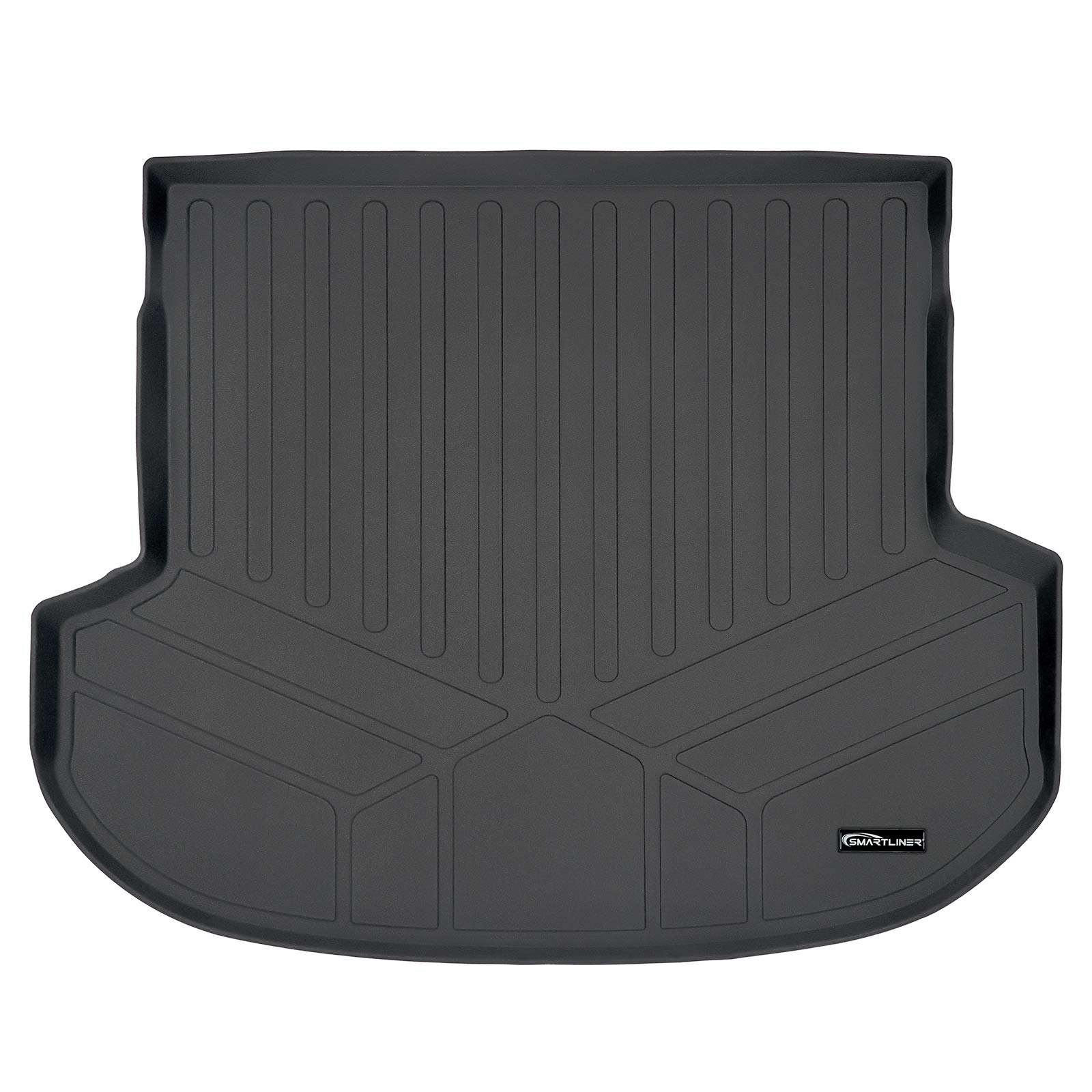 SMARTLINER All Weather Custom Fit Cargo Liner Trunk Floor Mat Black for 2019 Hyundai Santa Fe 5 Passenger Models SMARTLINER All Weather Custom Fit Cargo Liner Trunk Floor Mat Black for 2019 Hyundai Santa Fe 5 Passenger Models von SMARTLINER