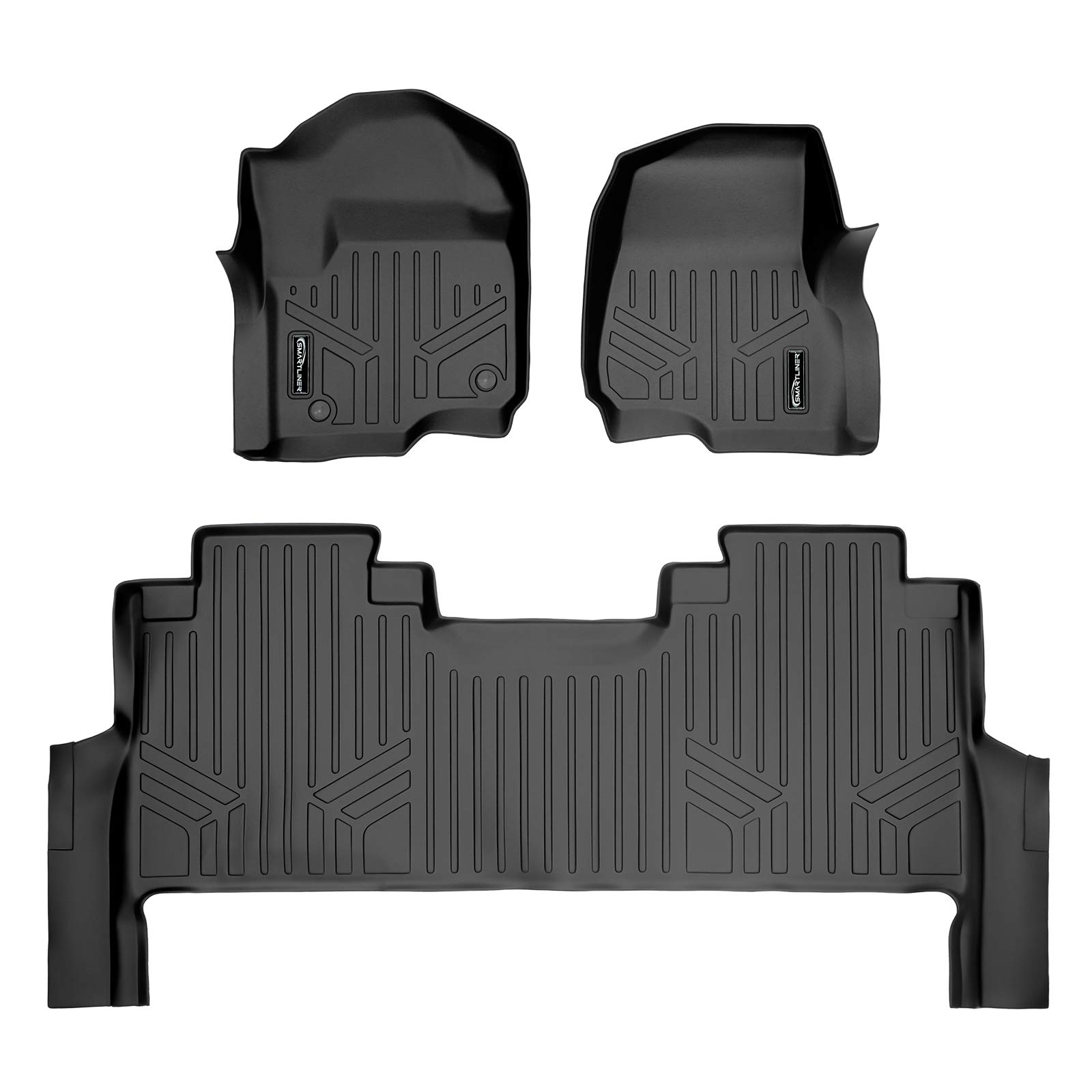 SMARTLINER Custom Fußmatten 2-reihig Liner Set schwarz für 2017-2020 Ford F-250/F-350 Super Duty Crew Cab mit 1. Reihe Sitzbank SMARTLINER Custom Fußmatten 2-reihig Liner Set schwarz für 2017-2020 Ford F-250/F-350 Super Duty Crew Cab mit 1. Reihe Sitzbank von SMARTLINER
