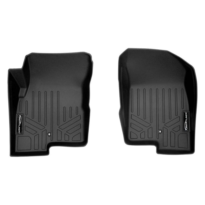 SMARTLINER Fußmatten 1. Reihe Set schwarz für 2007-2012 Dodge Caliber / 2007-2017 Jeep Patriot/Kompass Old Body Style von SMARTLINER