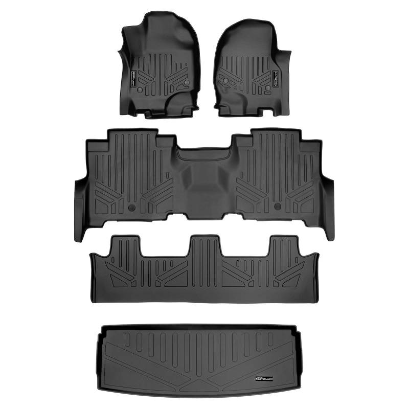 SMARTLINER Fußmatten - Cargo Liner hinter der 3. Reihe Set schwarz für 18-19 Expedition/Navigator 2. Reihe Sitzbank (kein Max oder L) von SMARTLINER