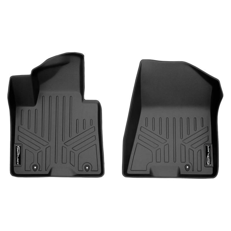 SMARTLINER Passgenaue Fußmatten 1. Reihe Liner Set Schwarz Kompatibel mit 2017-2022 Kia Sportage / 2019-2021 Hyundai Tucson von SMARTLINER