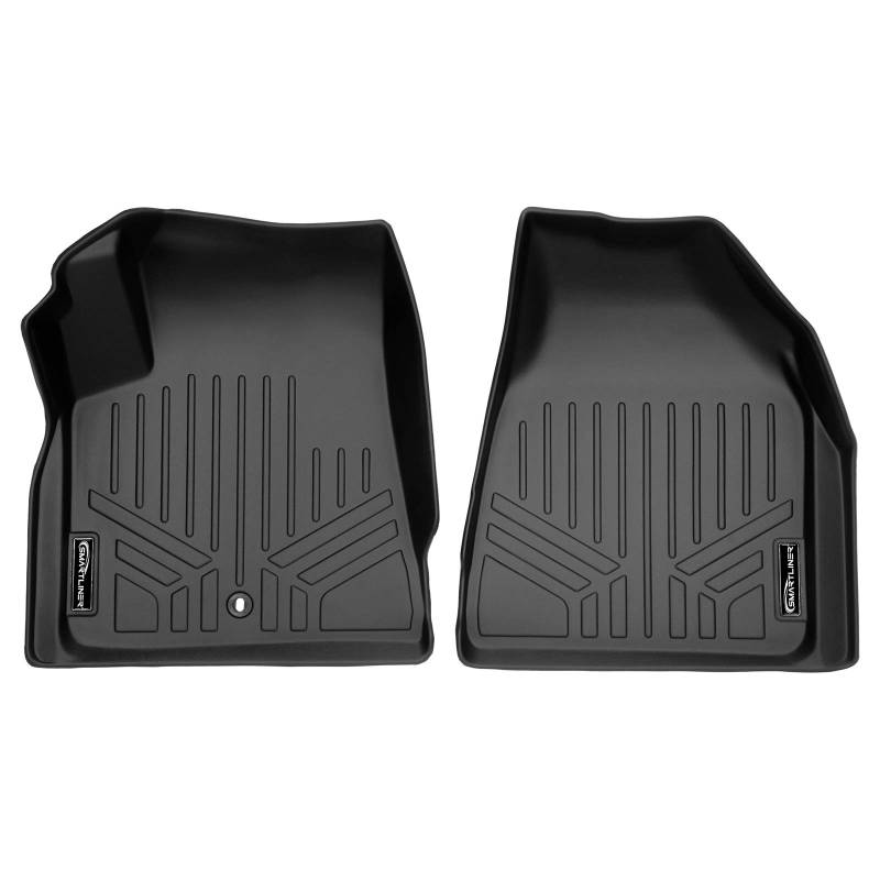 SMARTLINER Passgenaue Fußmatten 1. Reihe Liner Set schwarz für 2009-2017 Traverse / 2008-2017 Enclave /2007-2016 Acadia/Outlook von SMARTLINER