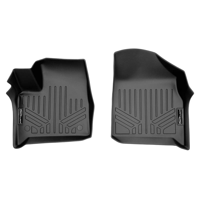 SMARTLINER Passgenaue Fußmatten 1. Reihe Liner Set schwarz für 2018-2019 Chevrolet Traverse – alle Modelle von SMARTLINER