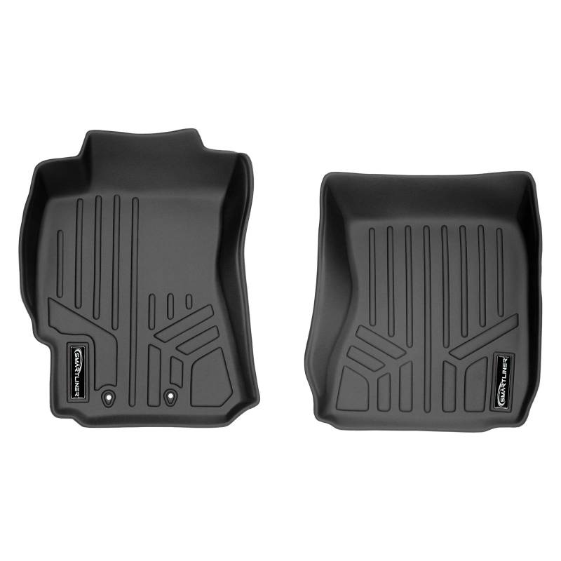 SMARTLINER Passgenaue Fußmatten 1. Reihe Set schwarz für Subaru Forester 2009–2013 - alle Modelle von SMARTLINER