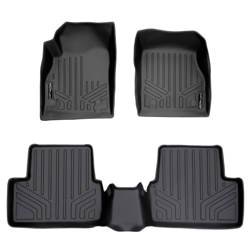 SMARTLINER Passgenaue Fußmatten 2-reihig Liner Set schwarz für 2011-2015 Chevrolet Cruze / 2016 Cruze Limited von SMARTLINER