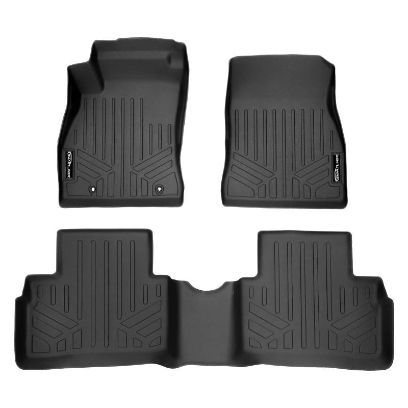 SMARTLINER Passgenaue Fußmatten 2-reihig Set schwarz für Nissan Juke 2011-2017 von SMARTLINER