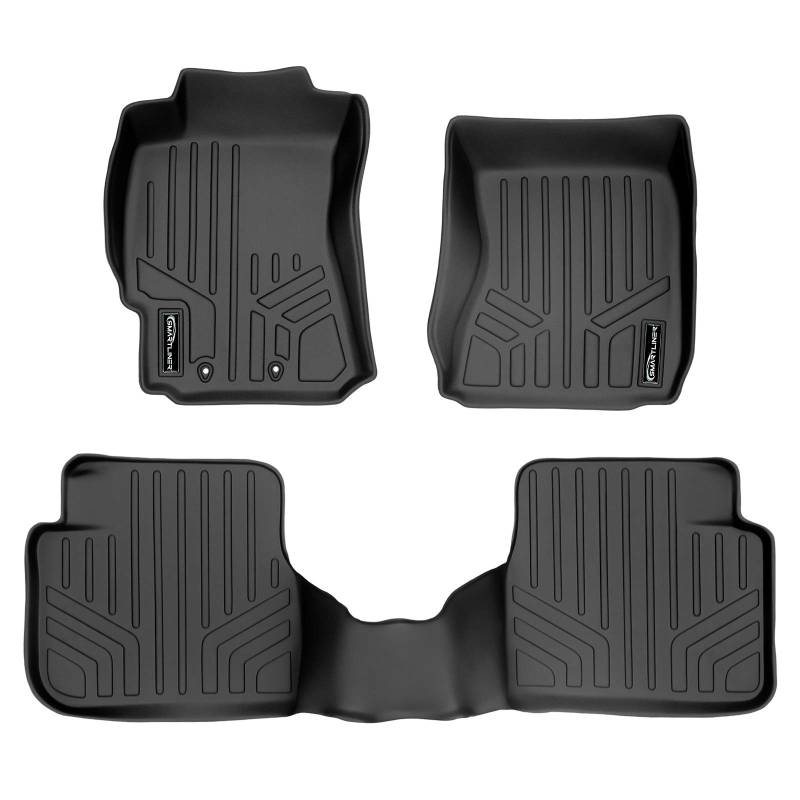 SMARTLINER Passgenaue Fußmatten 2-reihig Set schwarz für Subaru Forester 2009-2013 - alle Modelle von SMARTLINER