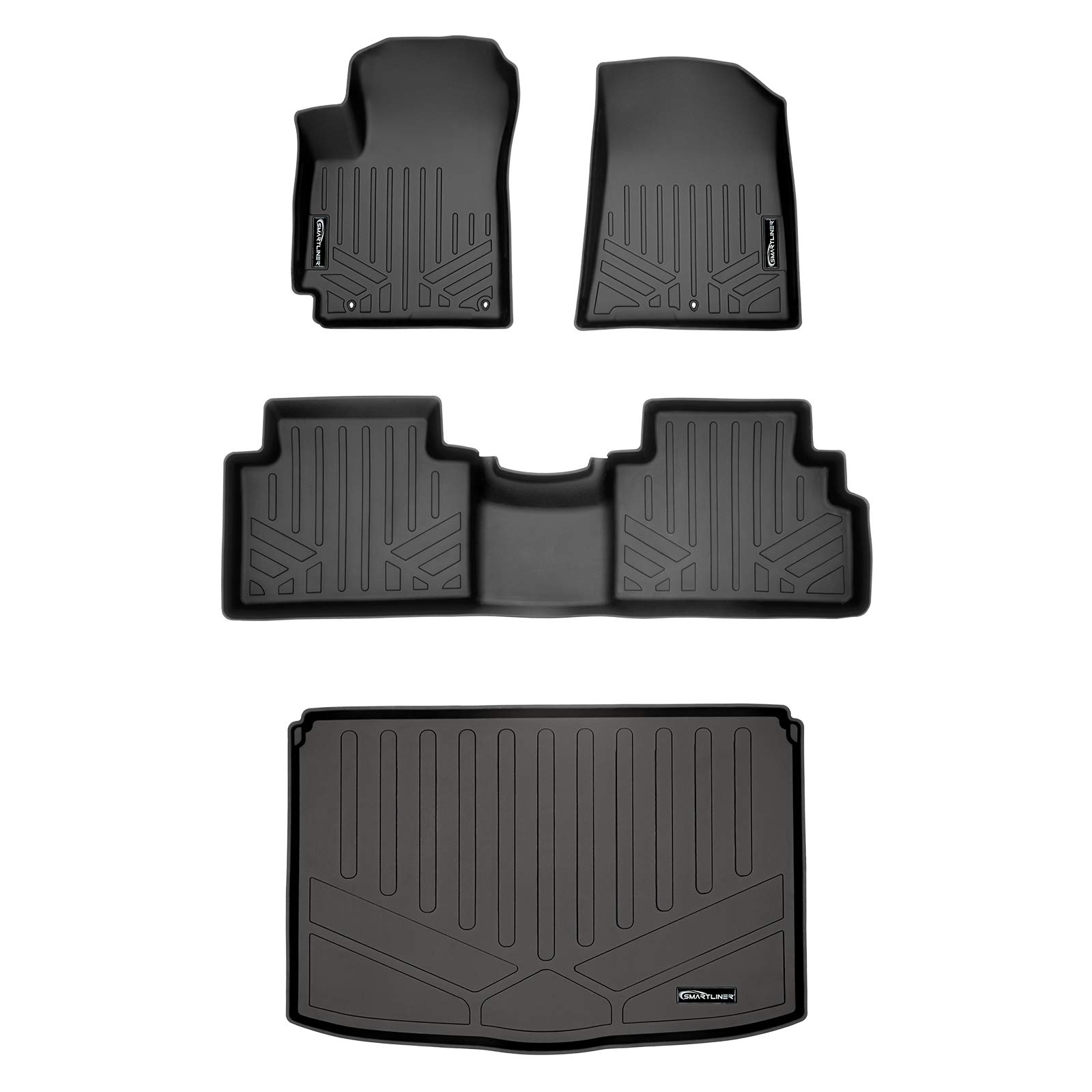 SMARTLINER Passgenaue Fußmatten 2-reihig und Cargo Liner Set schwarz für 2020 Kia Soul SMARTLINER Passgenaue Fußmatten 2-reihig und Cargo Liner Set schwarz für 2020 Kia Soul von SMARTLINER