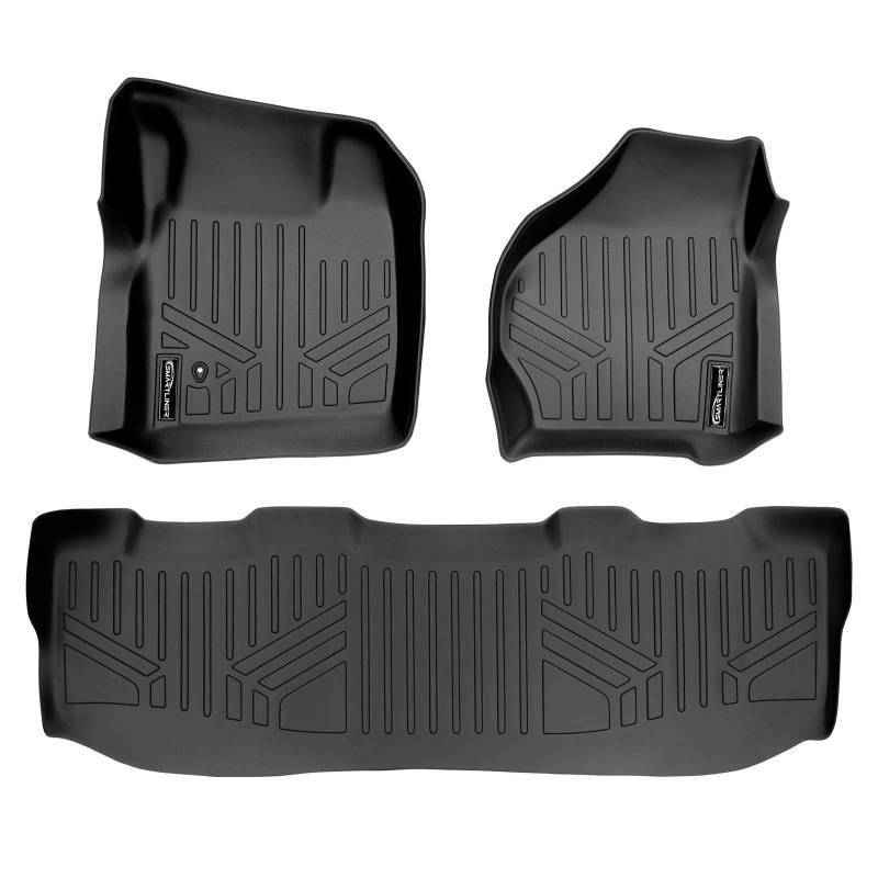Smart Liner Fußmatten 2-reihig schwarz für Ford F-250 / F-350 / F-450 Super Duty Crew Cab 1999-2007 von SMARTLINER