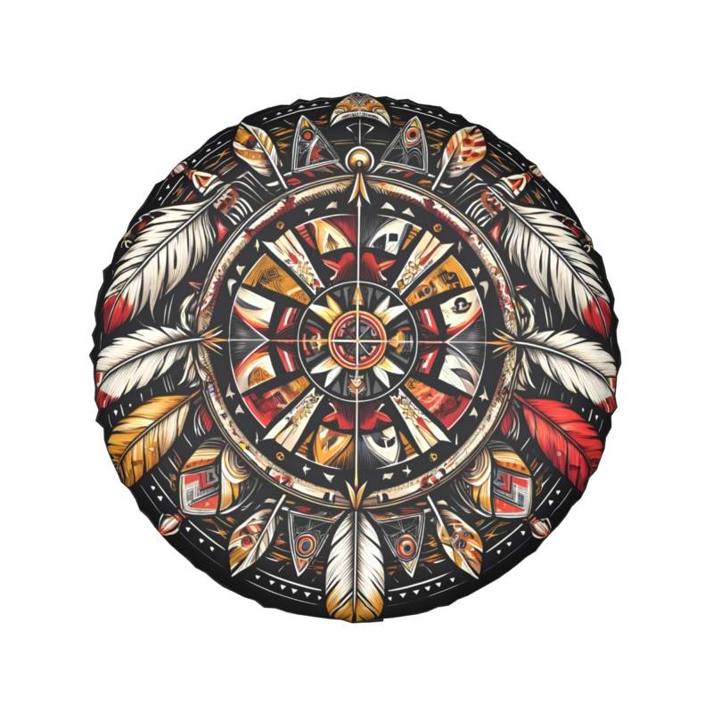 Medicine Wheel Native Americans Winddichte Abdeckung für LKW/SUV, 38,1 cm von SMAZDFXX