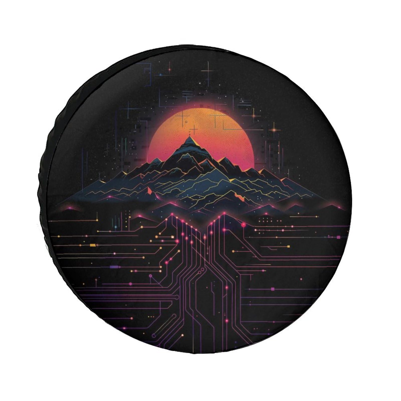 Sun Mountain Circuit Board Reifenabdeckungen Radabdeckungen Schutzfolien Universal Fit RV SUV LKW Anhänger Zubehör Sun Mountain Circuit Board Reifenabdeckungen Radabdeckungen Schutzfolien Universal Fit RV SUV LKW Anhänger Zubehör von SMAZDFXX