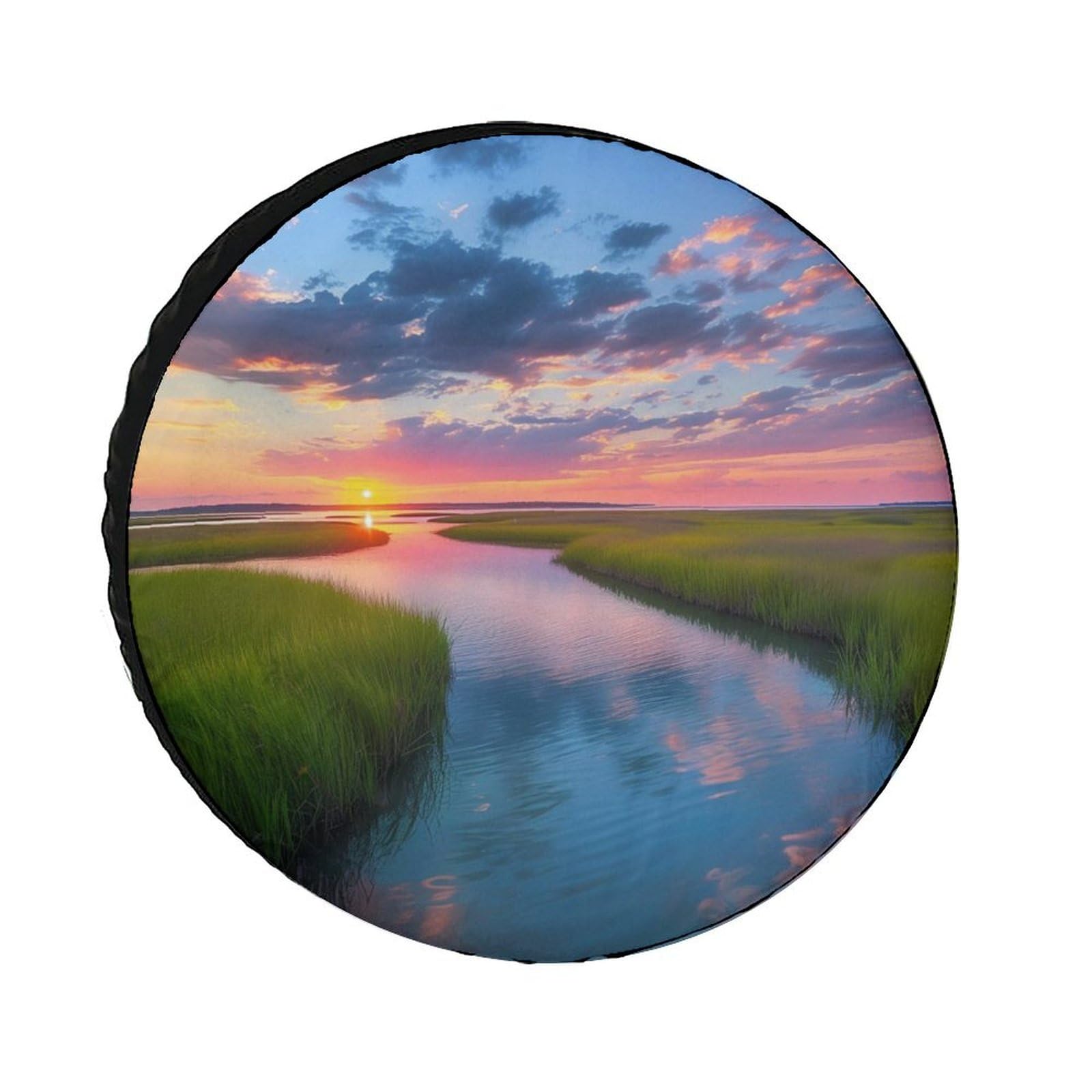 Sunrise Swamp Plant Reifenabdeckungen Radabdeckungen Schutzfolien Universal Fit RV SUV LKW Anhänger Zubehör Sunrise Swamp Plant Reifenabdeckungen Radabdeckungen Schutzfolien Universal Fit RV SUV LKW Anhänger Zubehör von SMAZDFXX