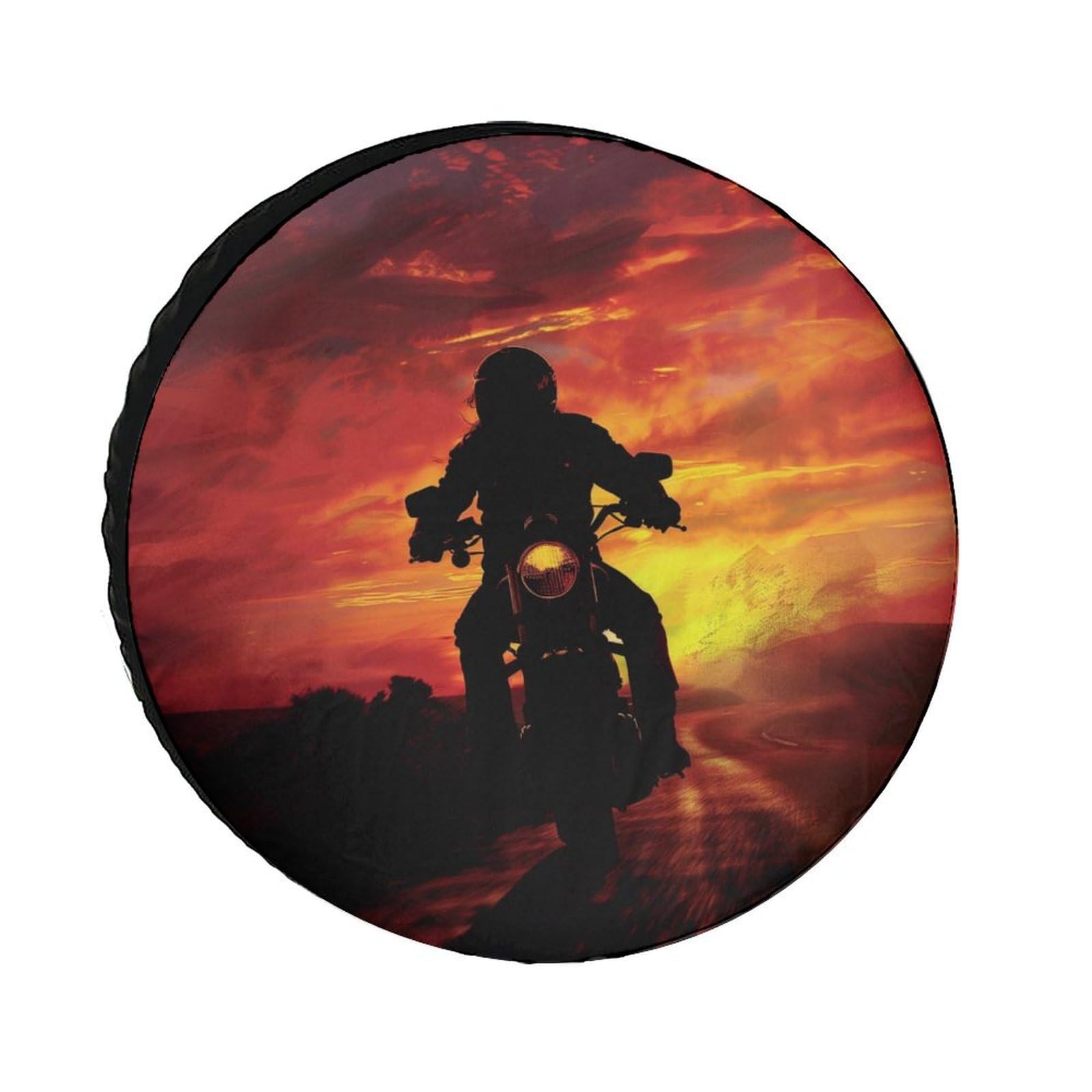 Sunset Motorcycle Passion Reifenabdeckungen Radabdeckungen Schutzfolien Universal Fit RV SUV LKW Anhänger Zubehör Sunset Motorcycle Passion Reifenabdeckungen Radabdeckungen Schutzfolien Universal Fit RV SUV LKW Anhänger Zubehör von SMAZDFXX