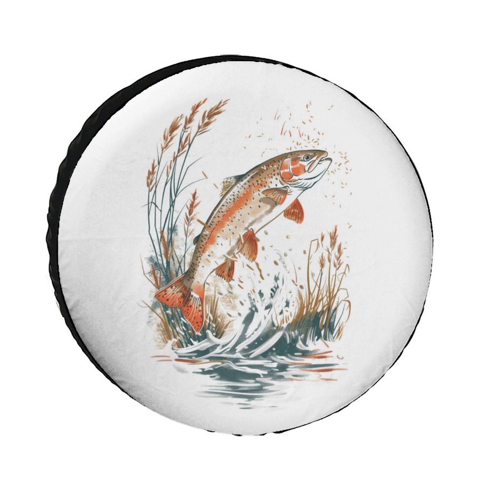 Trout Reed Reifenabdeckungen Radabdeckungen Schutzfolien Universal Fit RV SUV LKW Anhänger Zubehör Trout Reed Reifenabdeckungen Radabdeckungen Schutzfolien Universal Fit RV SUV LKW Anhänger Zubehör von SMAZDFXX
