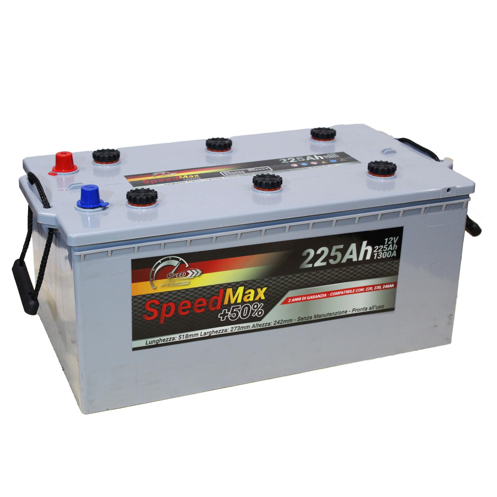 SMC Speed Max 225Ah Truck Heavy Duty LKW Traktor Nutzfahrzeuge Bus Industrie Batterie 225Ah 1300A 12V 220Ah 230Ah 240Ah Pole auf schmaler Seite SMC Speed Max 225Ah Truck Heavy Duty LKW Traktor Nutzfahrzeuge Bus Industrie Batterie 225Ah 1300A 12V 220Ah 230Ah 240Ah Pole auf schmaler Seite von SMC