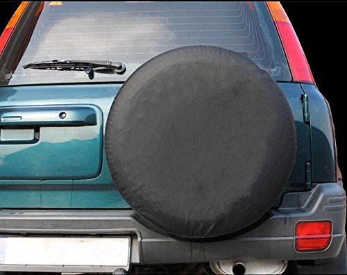 SMKJ Schwarz Auto Reifenhülle Reifentaschen Reifencover Reserveradabdeckung Wasserdicht Universal Gr.14'' für alle Reifentypen ca. 60-69cm/23-27 SMKJ Schwarz Auto Reifenhülle Reifentaschen Reifencover Reserveradabdeckung Wasserdicht Universal Gr.14'' für alle Reifentypen ca. 60-69cm/23-27 von SMKJ