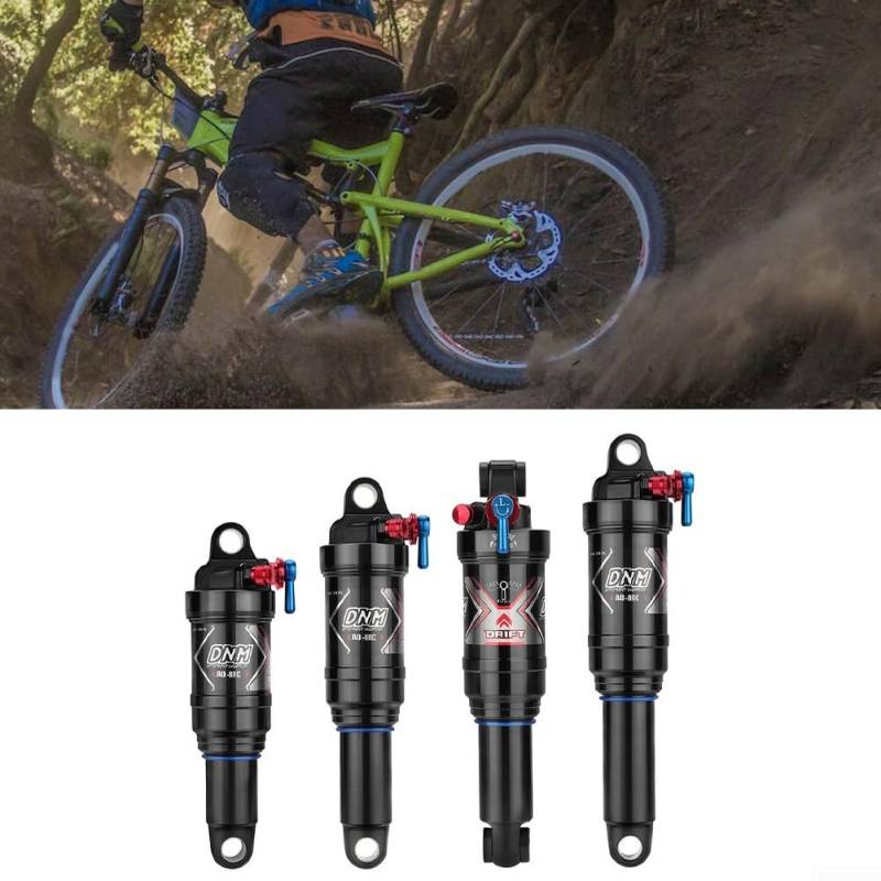 AO8RC Fahrrad-Stoßdämpfer für Mountainbiking, mit anpassbaren Einstellungen für Rückprall- und Lockout-Kontrolle (190 mm) von SMZhomeone