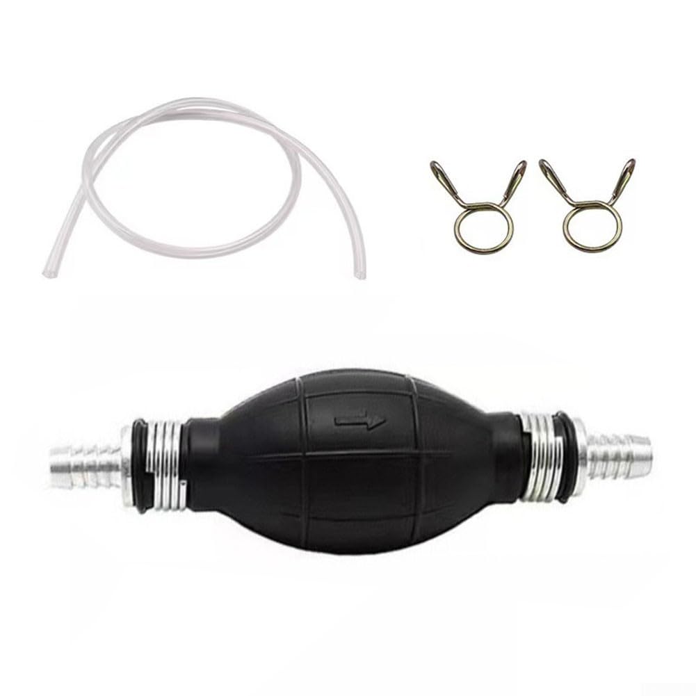 Manuelle 10 mm Birnen-Kraftstoffpumpe für effiziente Übertragung von Diesel, Öl und Wasser, flexible PVC-Konstruktion (1 Set) von SMZhomeone