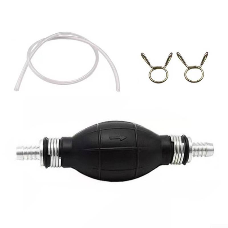 Manuelle 10 mm Birnen-Kraftstoffpumpe für effiziente Übertragung von Diesel, Öl und Wasser, flexible PVC-Konstruktion (1 Set) von SMZhomeone
