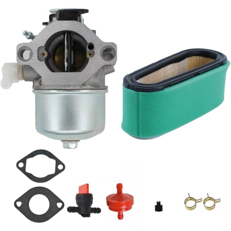 SMZhomeone 9-teiliges Motorrad-Motorvergaser-Set für 286702 286707 289702 289707 Modelle mit Luftfilter-Kraftstofffiltern von SMZhomeone