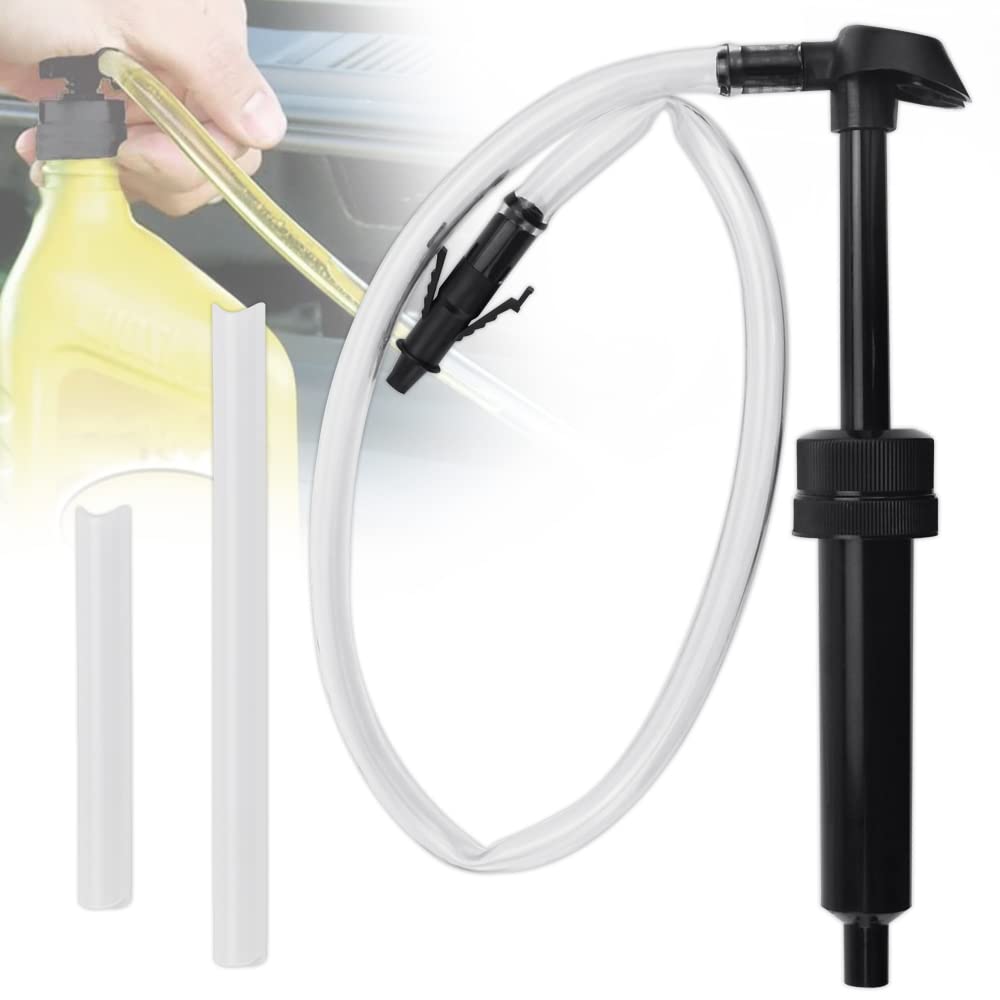 SNAGAROG Kraftstoff Handpumpe Absaugpumpe 60cm Hand Siphonpumpe Dieselpumpe Benzinpumpe Umfüllpumpe zum Fördern von Benzin und Flüssigkeiten für Pkw, Lkw, Boote und Motorräder SNAGAROG Kraftstoff Handpumpe Absaugpumpe 60cm Hand Siphonpumpe Dieselpumpe Benzinpumpe Umfüllpumpe zum Fördern von Benzin und Flüssigkeiten für Pkw, Lkw, Boote und Motorräder von SNAGAROG