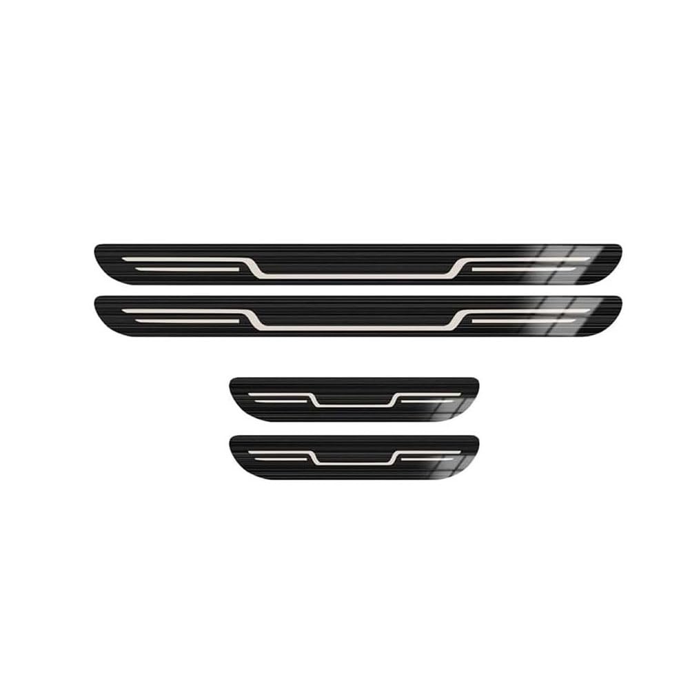 4 Stück Autos Edelstahl Türschwellerleisten Für Ford Puma S MAX, Türschweller Schützer, Schritt Platte Abdeckung Dekoration, Kratzschutz,Black Titanium Brushed 4 Stück Autos Edelstahl Türschwellerleisten Für Ford Puma S MAX, Türschweller Schützer, Schritt Platte Abdeckung Dekoration, Kratzschutz,Black Titanium Brushed von SNAHLPER