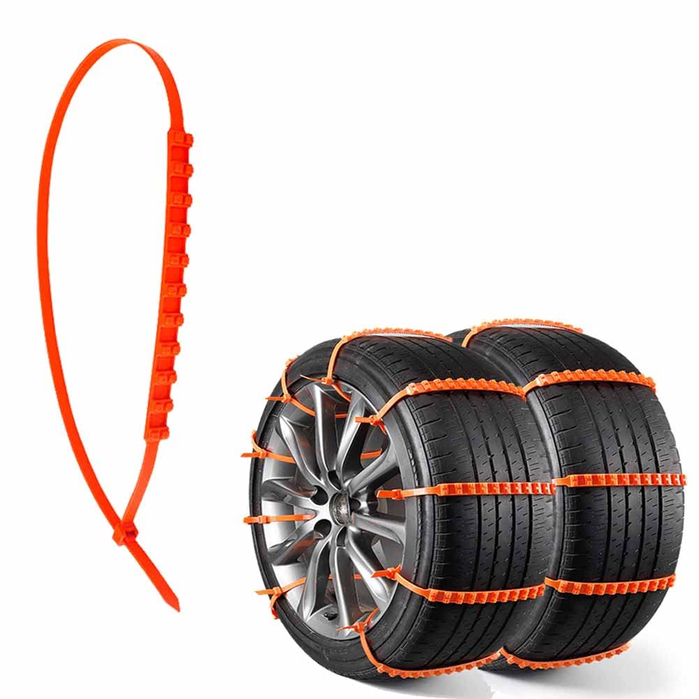 SNOMYRS 10 Stück Notfall-Auto-Schneeketten multifunktionale verdickte verstellbare Schneeketten universelle Traktion für Autos LKWs SUVs in Schnee Schlamm und Sand SNOMYRS 10 Stück Notfall-Auto-Schneeketten multifunktionale verdickte verstellbare Schneeketten universelle Traktion für Autos LKWs SUVs in Schnee Schlamm und Sand von SNOMYRS