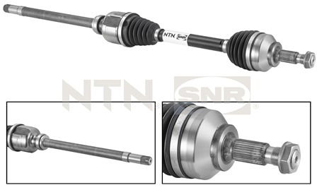 Antriebswelle Vorderachse vorne rechts SNR DK59.002 Antriebswelle Vorderachse vorne rechts SNR DK59.002 von SNR