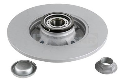 Snr 1x Bremsscheibe Hinterachse Voll [Hersteller-Nr. KF159.57U] für Citroën, Ds, Opel, Peugeot von SNR