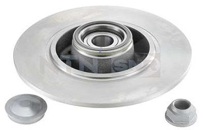 Snr 1x Bremsscheibe Hinterachse Voll [Hersteller-Nr. KF155.110U] für Renault von SNR