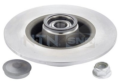 Snr Bremsscheiben hinten+Radlager+ABS Ring [Hersteller-Nr. KF155.77U] für Renault von SNR