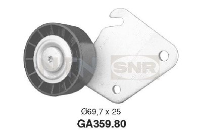 Snr Umlenk-/Führungsrolle, Keilrippenriemen [Hersteller-Nr. GA359.80] für Citroën, Fiat, Lancia, Peugeot von SNR