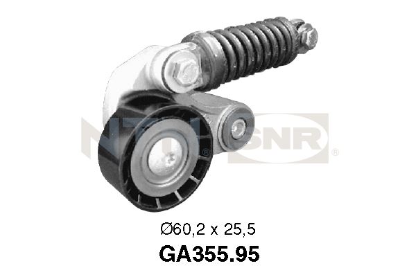 Spannrolle, Keilrippenriemen SNR GA355.95 Spannrolle, Keilrippenriemen SNR GA355.95 von SNR