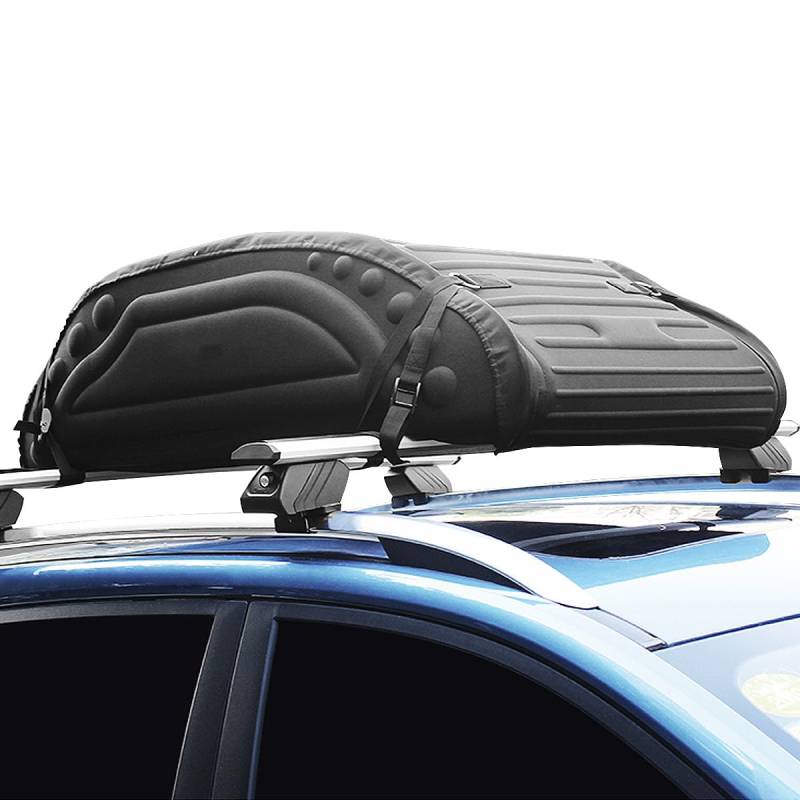 SOARS Dachbox Auto, 400L Gepäckbox wasserdicht mit Transportbändern, Autobox Gepäck Dachkoffer Dach Box für Autos, Vans, SUVs, inkl. Tragetasche von SOARS