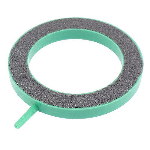 Ring-Typ Luftblasen-stein - SODIAL(R) Aquarium Teichpumpe Luftblasen Disk Stein Luftsprudler 10 cm Durchmesser Gruen von SODIAL(R)
