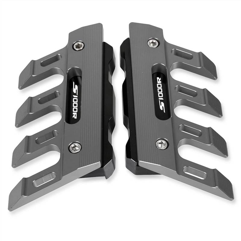 Sturzpads Motorrad FÜR B┐MW S1000R S 1000R S1000 R 2014 2015 2016 2017 2018 2019-2021 Kotflügelseitenschutz Vorne S 1000 R Kotflügelschieber(Titanium,with Logo) von SOFBO