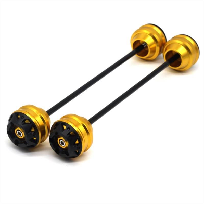 Sturzpads Motorrad Für B┐MW S1000XR S1000 XR 2015 2016 2017 2018 2019 Vorder- Und Hinterachse Radschutz Slider Crash Pads Motorrad(Gold) von SOFBO